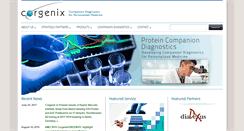 Desktop Screenshot of corgenix.com