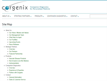 Tablet Screenshot of corgenix.com